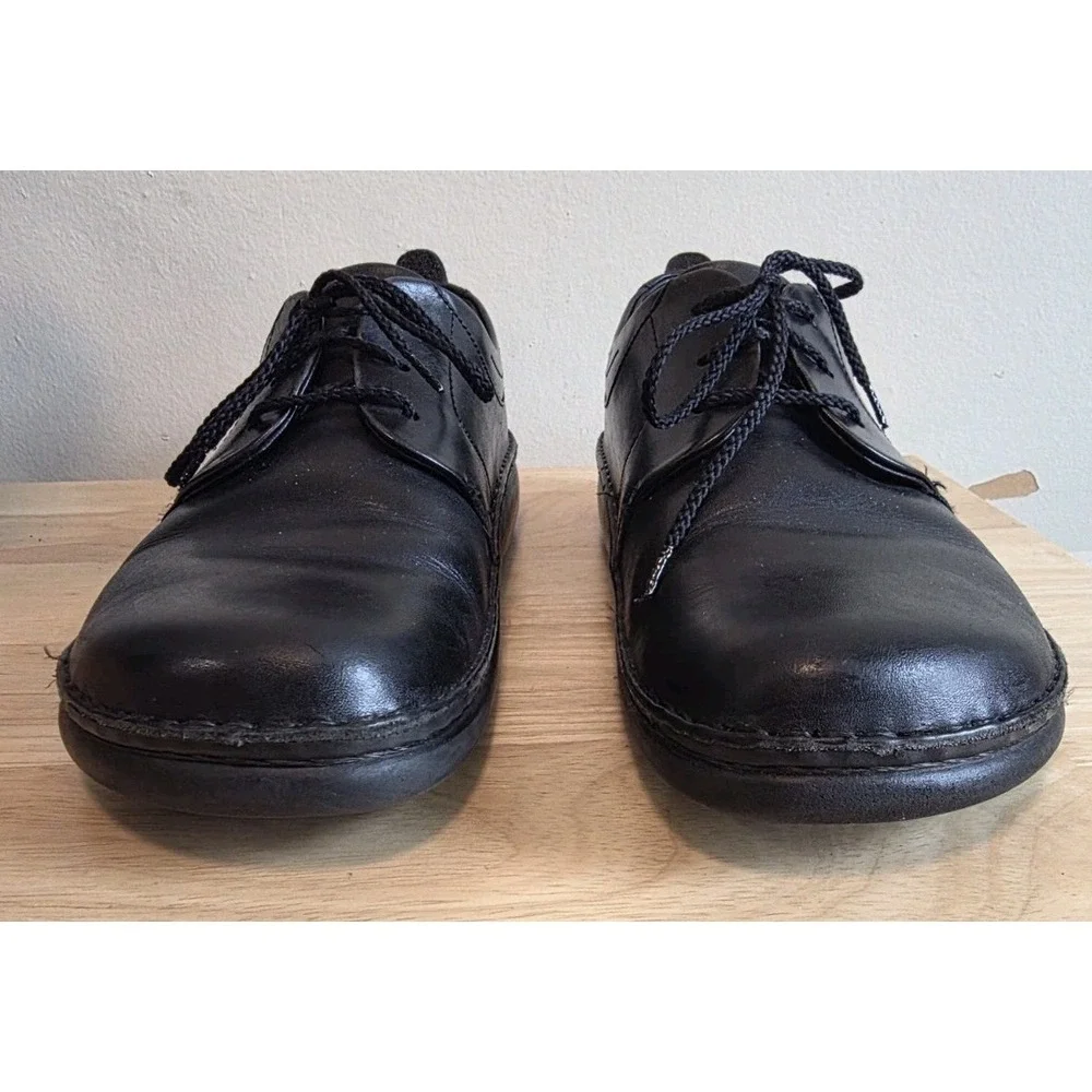 FOOTPRINTS by Birkenstock 270 Men 42 EU 9 US Black Leather Oxford Lace Up Derby